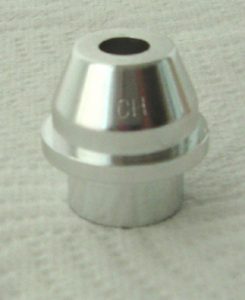 Air Cap with a silver finish 